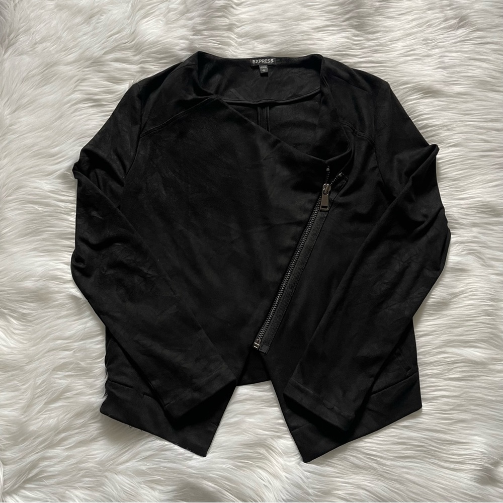 🖤🖤EXPRESS FAUX SUEDE MOTO JACKET